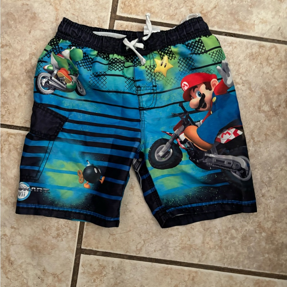 Nintendo Mario Kart Boys Swim Trunks